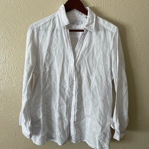 White Linen Button Down